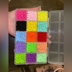 Brand new box of beads for crafting and jewelry making!